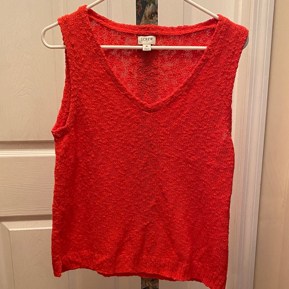 J Crew V Neck Beach Sweater